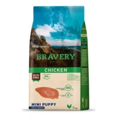 BRAVERY Chicken Mini Puppy,сухий корм для цуценят дрібних порід,з куркою