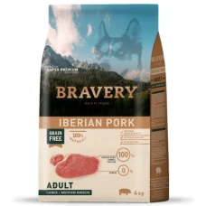 BRAVERY Adult Large/Medium Iberian Pork сухий корм для дорослих собак середніх та великих порід ІБЕРІЙСЬКА СВИНИНА