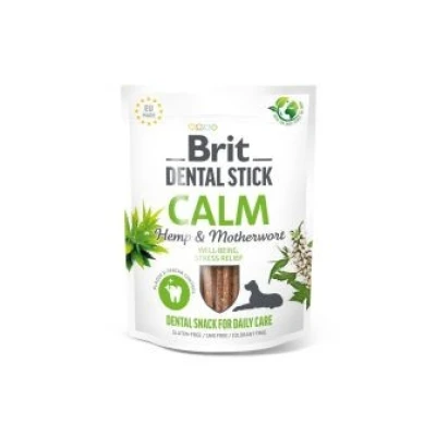 купити Brit Dental Stick Calm ласощі для дорослих собак з коноплею та пустирником заспокійливі в Одеси