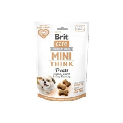 купити Brit Care Mini Treats Mood ласощі для собак малих порід для розумових здібностей зы смаком індички та арахісового масла в Одеси