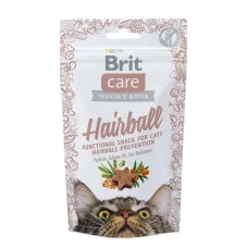 Brit Care Functional Snack Hairball ласощі для профілактики утворення шерстяних грудок 