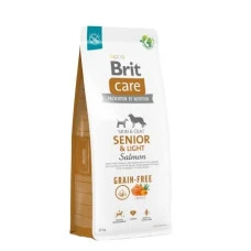 Brit Care Dog Grain-free Senior & Light Salmon для собак похилого віку всіх порід з лососем