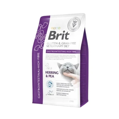 купити Brit Veterinary Diet Cat Grain Free Gastrointestinal High Fibre для котів з підвищеним вмістом клітковини з оселедцем в Одеси