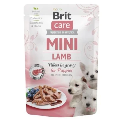 купити Brit Care Mini Lamb Пауч філе ягня в соусі для цуценят 85 гр в Одеси