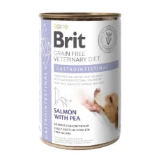 Brit GF Veterinary Diets Grain-Free Dog Gastrointestinal Salmon with Pea Дієтичний вологий корм із лососем і горохом для собак зі шлунково-кишковими розладами