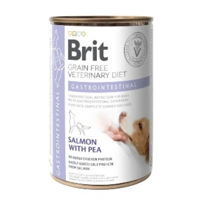 купити Brit GF  Veterinary Diets Grain-Free Dog Gastrointestinal Salmon with Pea Дієтичний вологий корм із лососем і горохом для собак зі шлунково-кишковими розладами в Одеси