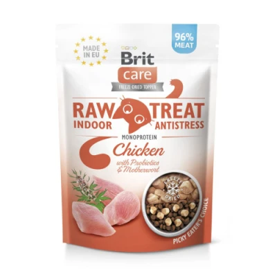 купити Brit Care Raw Treat Indoor & Antistress Freeze-dried Ласощі для котів з куркою в Одеси