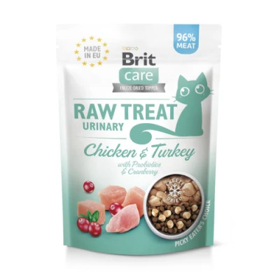 купити Brit Care Raw Treat Urinary Freeze-dried Ласощі для котів з куркою та індичкою в Одеси