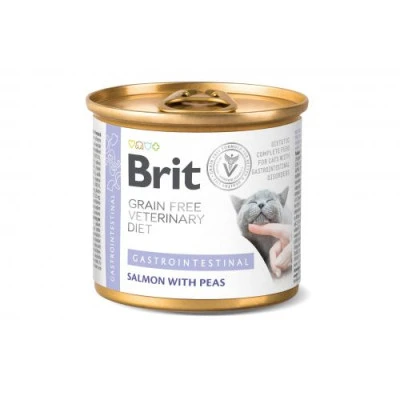 купити Brit GF VD Gastrointestinal для котів, при захворюваннях шлунково-кишкового тракту, з лососем та горохом в Одеси