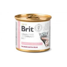 Brit GF VD Hypoallergenic для котів, з харчовою алергією та непереносимістю, з лососем