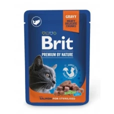 Brit Premium для стерилізованих котів, лосось