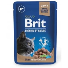 Brit Premium для стерилізованих котів, печінка