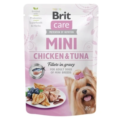 купить Brit Care Mini Chicken & Tuna Пауч филе курица и тунец в соусе для собак 85 гр в Одессы