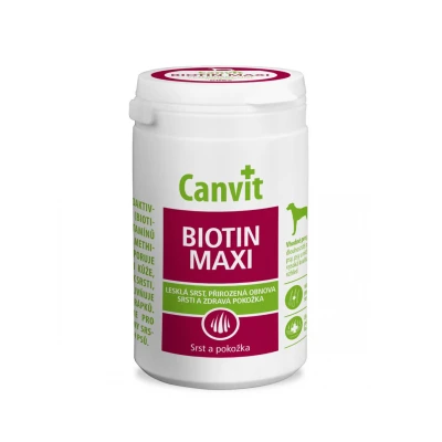 купити Canvit (Канвіт) BIOTIN MAXI Біотин Максі Кормова добавка для шерсті собак великих порід в Одеси