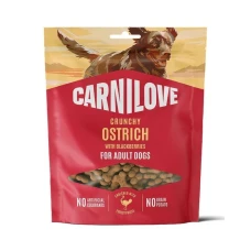 Carnilove Dog Snack Crunchy Ostrich with Blackberries Карнилав хрустящие лакомства Страус и ежевика для собак