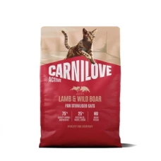 Carnilove CAT Active Sterilised Lamb & Wild Boar Карнілав Актив сухий корм з Ягням і диким кабаном для стерилізованих котів Carnilove CAT Active Sterilised Lamb & Wild Boar Карнілав Актив сухий корм з Ягням і диким кабаном для стерилізованих котів