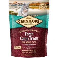 Carnilove Cat Fresh Carp & Trout Sterilised for Adult для стерилізованих кішок з коропом і фореллю