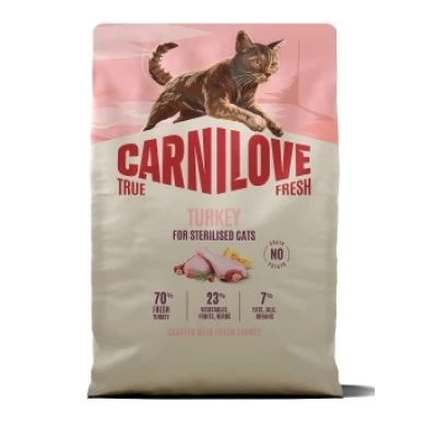 купити Carnilove CAT True Fresh Sterilised Turkey Карнілав Тру Фреш сухий корм з Індичкою для стерилізованих котів в Одеси
