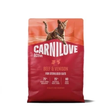 Carnilove CAT Active Sterilised Beef & Venison Карнілав Актив сухий корм з Яловичиною та олениною для стерилізованих котів Carnilove CAT Active Sterilised Beef & Venison Карнілав Актив сухий корм з Яловичиною та олениною для стерилізованих котів
