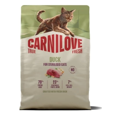 купити Carnilove CAT True Fresh Sterilised Duck Карнілав Тру Фреш сухий корм з Качкою для стерилізованих котів в Одеси
