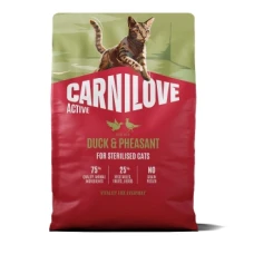 Carnilove CAT Active Sterilised Duck & Pheasant Карнілав Актив сухий корм з Качкою і фазаном для стерилізованих котів Carnilove CAT Active Sterilised Duck & Pheasant Карнілав Актив сухий корм з Качкою і фазаном для стерилізованих котів