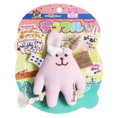 купити DoggyMan Fully Decorated Rabbit ДОГГІМЕН КРОЛИК З ДЕКОРОМ м’яка іграшка з пищалкою для собак в Одеси