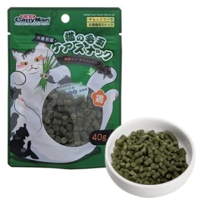купити CattyMan Hairball Care Chicken Bits КЕТТІМЕН КУРКА ВИВЕДЕННЯ ШЕРСТІ шматочки функціональні ласощі для котів в Одеси