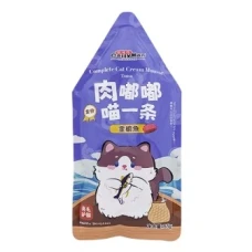 Cattyman Cream Mousse Tuna КЕТТІМЕН ТУНЕЦЬ мус повнораціонний беззерновий вологий корм для котів і кошенят, пауч 55г