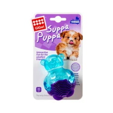 GiGwi Suppa Puppa Іграшка для собак Ведмедик з пищалкою, гума, 9 см