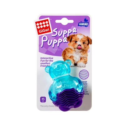 купити GiGwi Suppa Puppa Іграшка для собак Ведмедик з пищалкою, гума, 9 см в Одеси