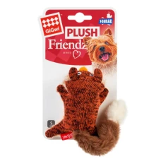 GiGwi Plush Friendz Іграшка для собак Лисиця з пищалкою, текстиль, 9 см