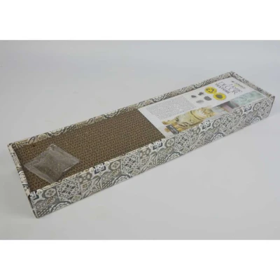 купити Кігтеточка CROCI гофрований картон, TEXTURE 48х12х5 см в Одеси