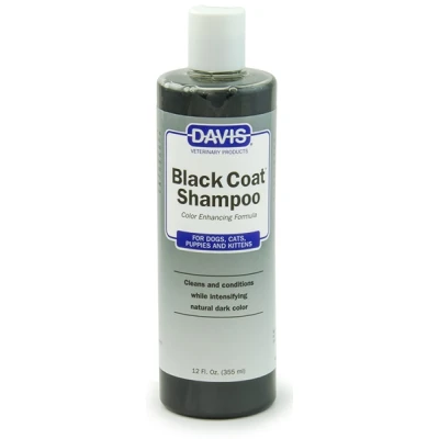 Davis Black Coat Shampoo ДЕВІС БЛЕК Коуту шампунь для чорної шерсті собак, котів, концентрат