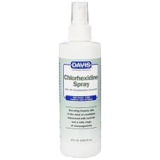 Davis Chlorhexidine Spray ДЕВІС ХЛОРГЕКСИДИН спрей з 4% хлоргексидином для собак і котів із захворюваннями шкіри і шерсті