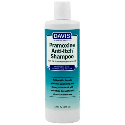 купити Davis Pramoxine Anti-Itch Shampoo ДЕВІС ПРАМОКСІН шампунь від сверблячки з 1% прамоксіна гідрохлоридом для собак і котів в Одеси