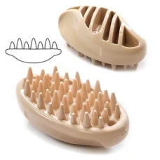 DoggyMan Rubber Brush Mini ДОГГІМЕН СИЛІКОНОВА ЩІТКА для собак і котів