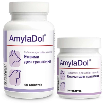 купити Dolfos (Долфос) AmylaDol Вітамінно-мінеральний комплекс для собак і кішок при порушенні травлення в Одеси