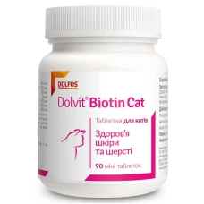 Dolfos (Долфос) Dolvit Biotyn Cat Вітамінно-мінеральний комплекс з біотином для кішок