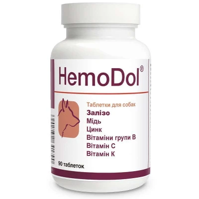 купити Dolfos (Долфос) HemoDol Вітамінний комплекс ГемоДол для нормалізації фізичного балансу крові у собак в Одеси