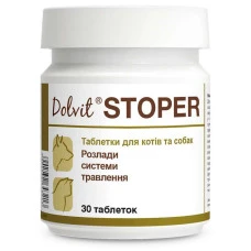 Dolfos (Долфос) Dolvit Stoper Комплекс речовин Долвіт Стопер для лікування розладів травної системи у кішок і собак