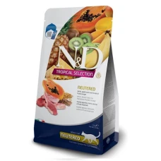 Farmina Cat N&D TROPICAL SELECTION LAMB & FRUITS Low Grain NEUTERED ADULT - Фарміна Низькозерновий сухий корм з ягням і тропічними фруктами для дорослих стерилізованих котів