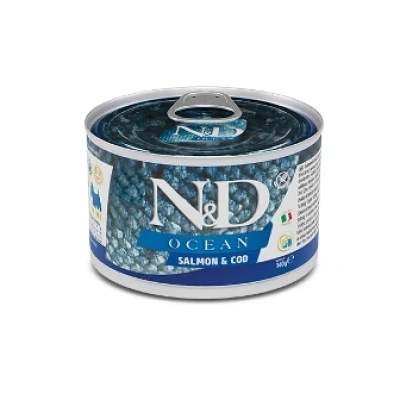 купить Farmina N&D Ocean Salmon & Cod Adult Mini Беззерновой влажный корм с лососем и треской для взрослых собак малых пород в Одессы