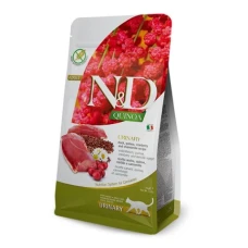 Farmina Cat N&D QUINOA URINARY DUCK & CRANBERRY Grain Free ADULT - Фарміна Беззерновий сухий корм з качкою, кіноа та журавлиною для дорослих кішок з профілактикою сечокам'яної хвороби