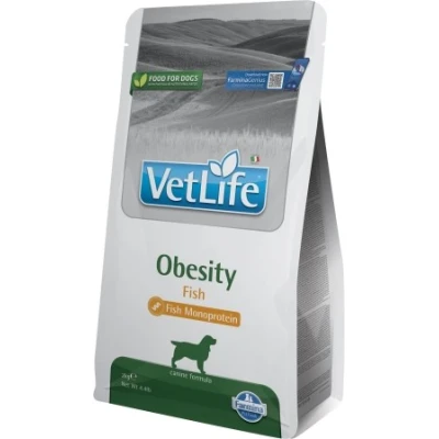 купити Farmina Vet Life DOG Obesity FISH сухий корм-дієта для собак для зниження зайвої ваги з рибою в Одеси