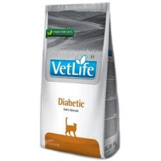 Farmina Vet Life CAT Diabetic сухий корм-дієта для кішок, що страждають на цукровий діабет