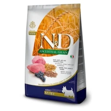 Farmina Dog N&D LAMB & BLUEBERRY Low Grain ADULT MINI - Фарміна Низькозерновий сухий корм з ягням і чорницею для дорослих собак дрібних порід 