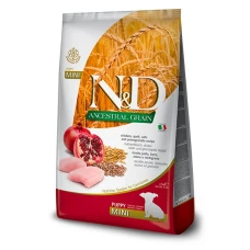 Farmina Dog N&D CHICKEN & POMEGRANATE Low Grain PUPPY MINI - Фарміна Низькозерновий сухий корм з куркою та гранатом для цуценят дрібних порід