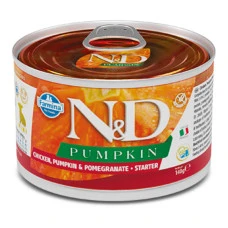 Farmina N&D Pumpkin GF Adult Mini Mini Chicken, Pumpkin & Pomegranate/Беззерновий консервований корм з куркою, гарбузом і гранатом для дорослих собак дрібних порід 