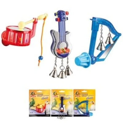 купити Flamingo Bird Toy Music ФЛАМІНГО МЬЮЗІК іграшка для птахів, музичний інструмент з дзвіночками в Одеси