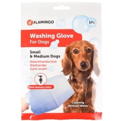 купити Flamingo Washing Glove Dog ФЛАМІНГО РУКАВИЦя-СЕРВЕТКА для миття без води собак в Одеси